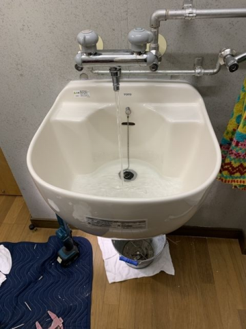 洗濯流し交換工事　神奈川県鎌倉市　SK507 - After