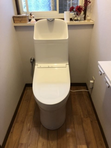 トイレ交換工事　宮崎県宮崎市　CES9155M-NW1