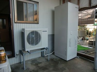 エコキュート交換工事　新潟県新潟市江南区　HWH-B466HA-base - After