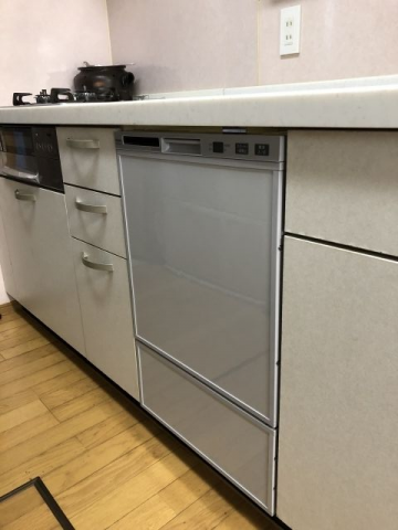 ビルトイン食洗機交換工事　和歌山県和歌山市　RSW-F402C-SV - After