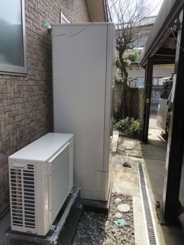 エコキュート交換工事　富山県富山市　EQ46UFV-set