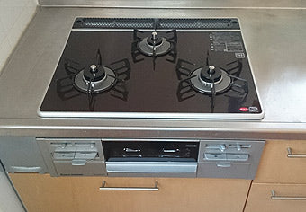 ビルトインガスコンロ交換工事　茨城県日立市　RS31W13K10R-V(L/R) - After