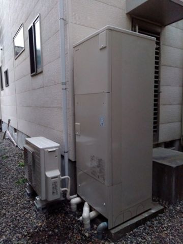 エコキュート交換工事　新潟県新潟市江南区　BHP-F56SU-set - After