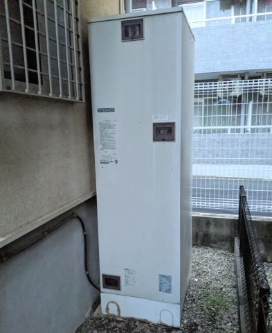 電気温水器 蛇口交換工事　埼玉県ふじみ野市　SRT-J46CD5-set - Before
