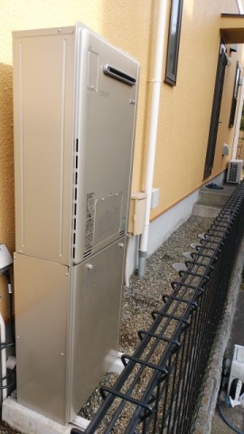 ガス給湯器 ビルトインガスコンロ交換工事　東京都稲城市　RUFH-E2405SAW2-3-A-set-13A - After