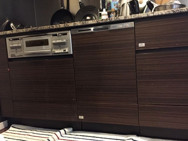 ビルトイン食洗機交換工事　東京都品川区　NP-45MD8W - Before