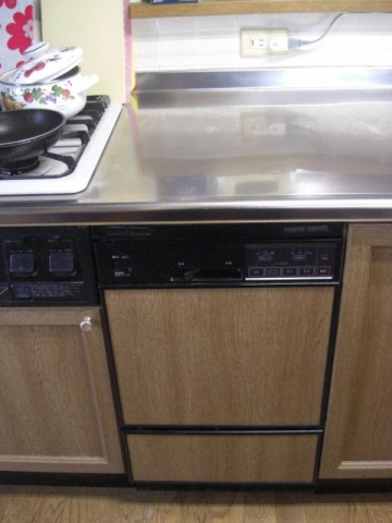 ビルトイン食洗機交換工事　青森県弘前市　RSW-F402C-B - Before