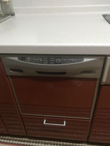 ビルトイン食洗機交換工事　群馬県桐生市　RSW-404A-SV - Before