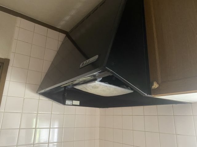 レンジフード ビルトインガスコンロ交換工事　茨城県牛久市　RHS31W23L9RSTW-13A - Before