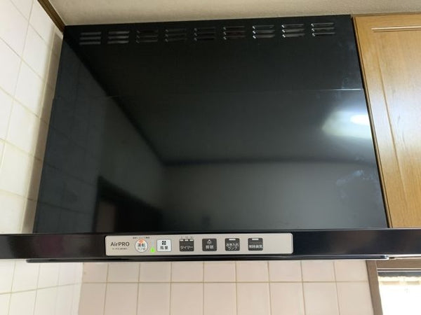 レンジフード ビルトインガスコンロ交換工事　茨城県牛久市　RHS31W23L9RSTW-13A