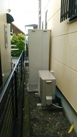 エコキュート交換工事　静岡県静岡市駿河区　EQ37UFVH-set