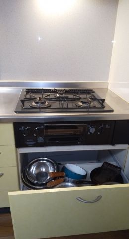 ビルトインガスコンロ レンジフード交換工事　東京都中野区　RHS31W23L7RSTW-13A - Before