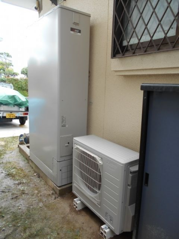 エコキュート交換工事　福岡県北九州市小倉南区　SRT-W434Z-set