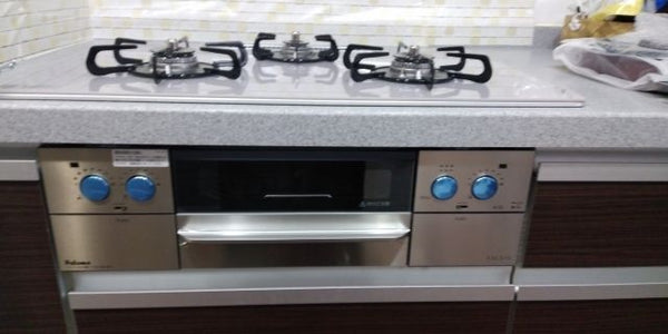 ガス給湯器 ビルトインガスコンロ交換工事　東京都三鷹市　PD-821WS-75GJ-13A