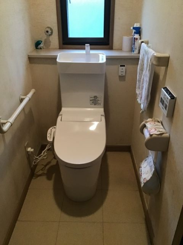 トイレ 便座交換工事　宮城県仙台市泉区　XCH3013WST - After