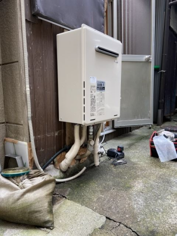ガス給湯器交換工事　東京都台東区　RUF-A1615SAW-B-set-13A - After