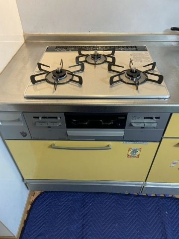 ビルトインガスコンロ交換工事　東京都北区　RS31W27P14DGVW-13A