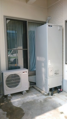 エコキュート交換工事　静岡県静岡市清水区　SRT-S465U-set