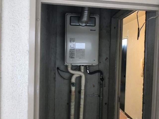 ガス給湯器交換工事　和歌山県和歌山市　RUX-A1616T-L-E-set-13A - After