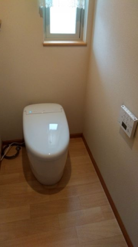 エコキュート トイレ2台交換工事　栃木県宇都宮市　EQ37UFTV-set