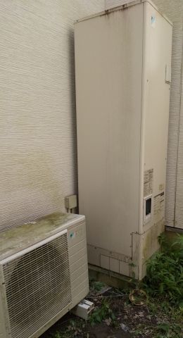 エコキュート交換工事　神奈川県逗子市　EQN37UFV-set - Before