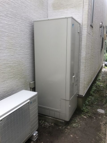 エコキュート交換工事　神奈川県逗子市　EQN37UFV-set