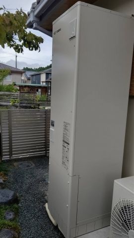 エコキュート交換工事　三重県伊賀市　EHP-3703AZ-set - After