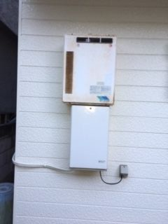 ガス給湯器交換工事　東京都足立区　GT-1660AWX-1-BL-set-13A - Before