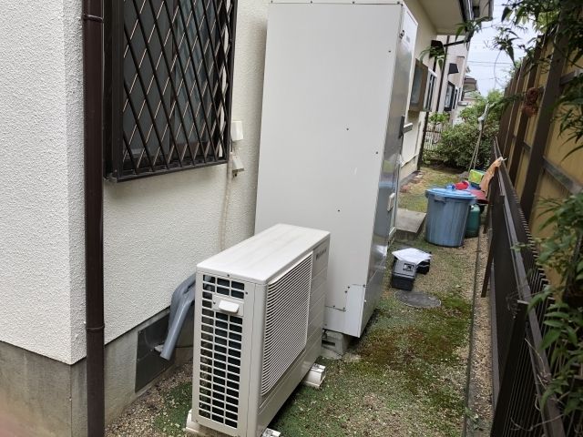エコキュート 蛇口交換工事　大阪府泉南郡熊取町　EQ37VFV-set - After