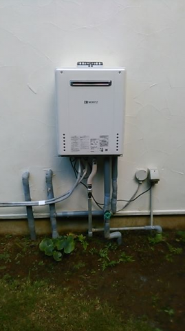 ガス給湯器 ビルトインガスコンロ トイレ交換工事　静岡県熱海市　YBC-CH10S-DT-CH184A-BW1 - After