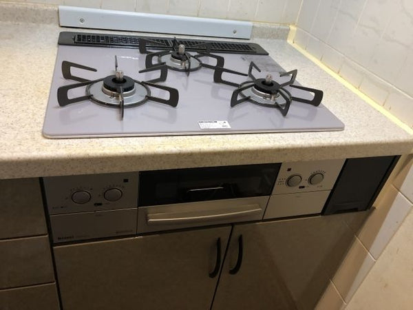 レンジフード ビルトインガスコンロ交換工事　東京都文京区　RHS31W23L7RSTW-13A