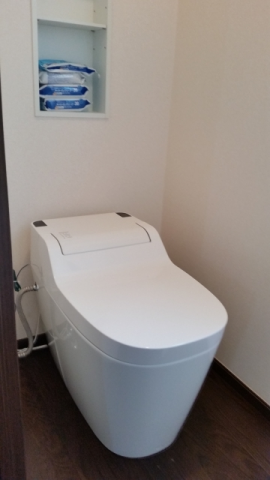 トイレ交換工事(笹原）　東京都清瀬市　XCH1101WS-sale - After