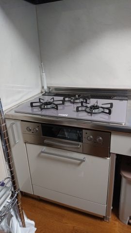 ビルトインガスコンロ交換工事　新潟県長岡市　RHS71W23L7RSTW-13A - After