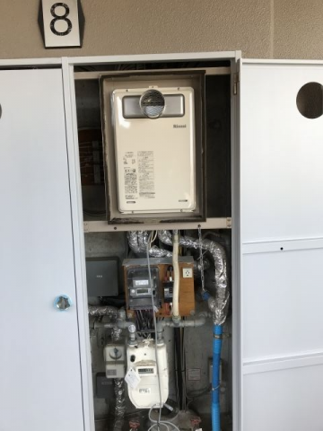 ガス給湯器交換工事　兵庫県西宮市　RUJ-A2400T-set-13A - After
