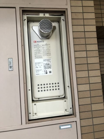ガス給湯器 ビルトインガスコンロ交換工事　東京都新宿区　GT-1653SAWX-T-4-BL-set-13A - After