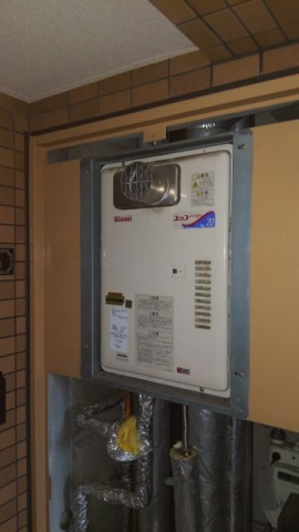 ガス給湯器交換工事　広島県呉市　RUJ-A2010T-L-80-13A - After