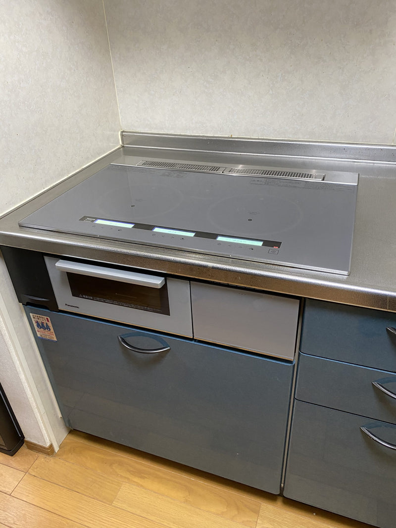 IHクッキングヒーター レンジフード交換工事　大阪府八尾市　KZ-YP77S - After