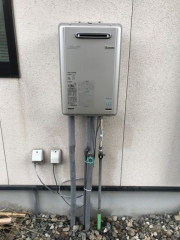 ガス給湯器交換工事　富山県富山市　RUX-E2406W-set-LPG - After