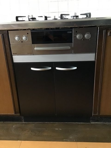 ビルトインガスコンロ交換工事　宮城県石巻市　RHS31W23L8RSTW-13A