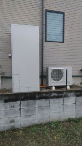 エコキュート交換工事　埼玉県北本市　SRT-W375-set
