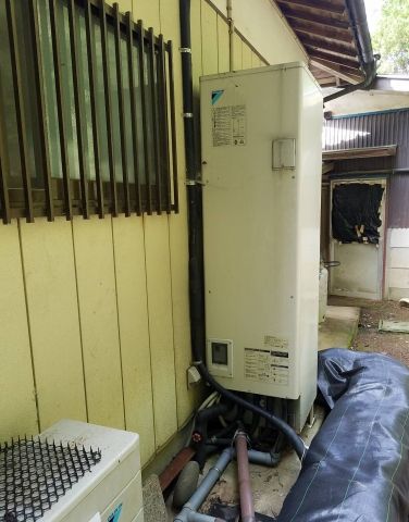 エコキュート交換工事　栃木県栃木市　EQ37VFV-setR - Before