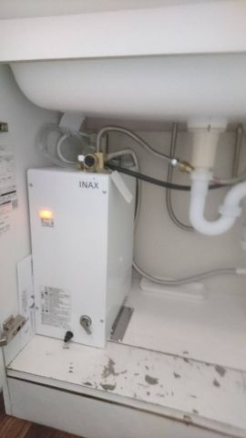 小型電気温水器交換工事　東京都世田谷区　EHPK-F6N4 - After