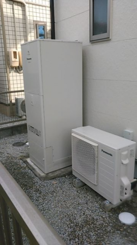 エコキュート交換工事　静岡県袋井市　HE-NS37JQS-set - After