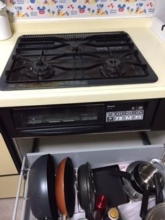 ガスコンロ交換工事　大阪府堺市堺区　N3GN2RSQ1 - Before