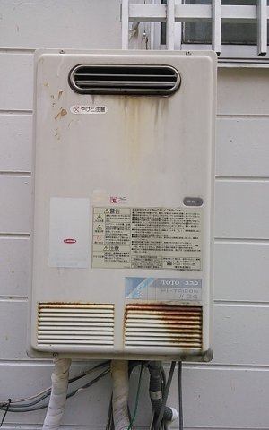 給湯器交換工事(筒井）　山梨県北杜市　GQ-2437WS-LPG - Before