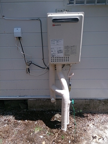 給湯器交換工事(筒井）　山梨県北杜市　GQ-2437WS-LPG - After