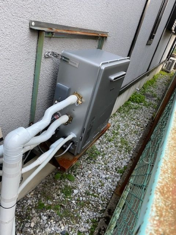 ガス給湯器交換工事　滋賀県東近江市　RUF-E2405AG-B-set-LPG - After