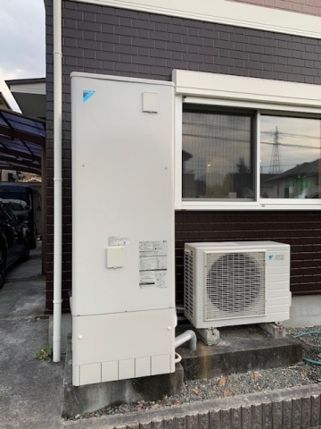 エコキュート交換工事　静岡県三島市　EQ37VFV-set - After