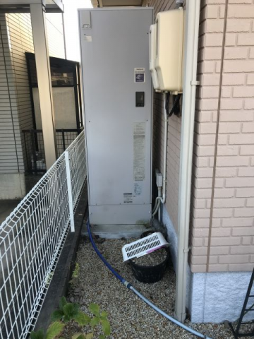 エコキュート交換工事　三重県名張市　EQN46VFV-set - Before