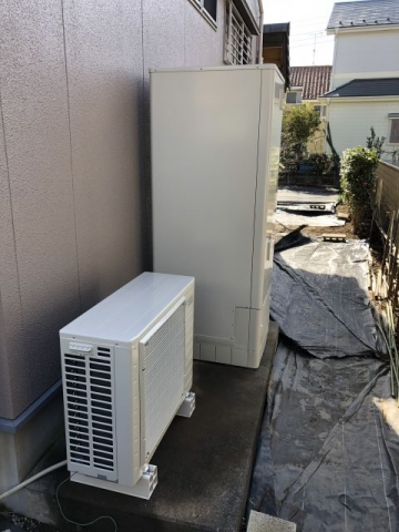 エコキュート交換工事　埼玉県北葛飾郡杉戸町　EQN37VFV-set - After